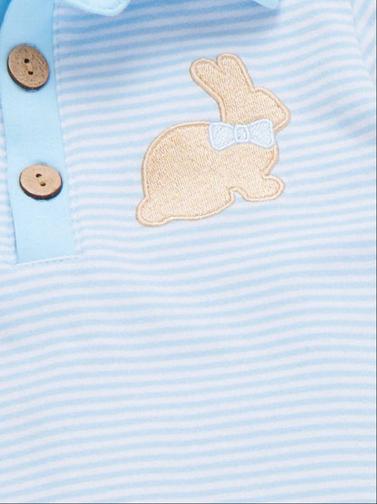 Picnic Hop Embroidered Cotton Outfit